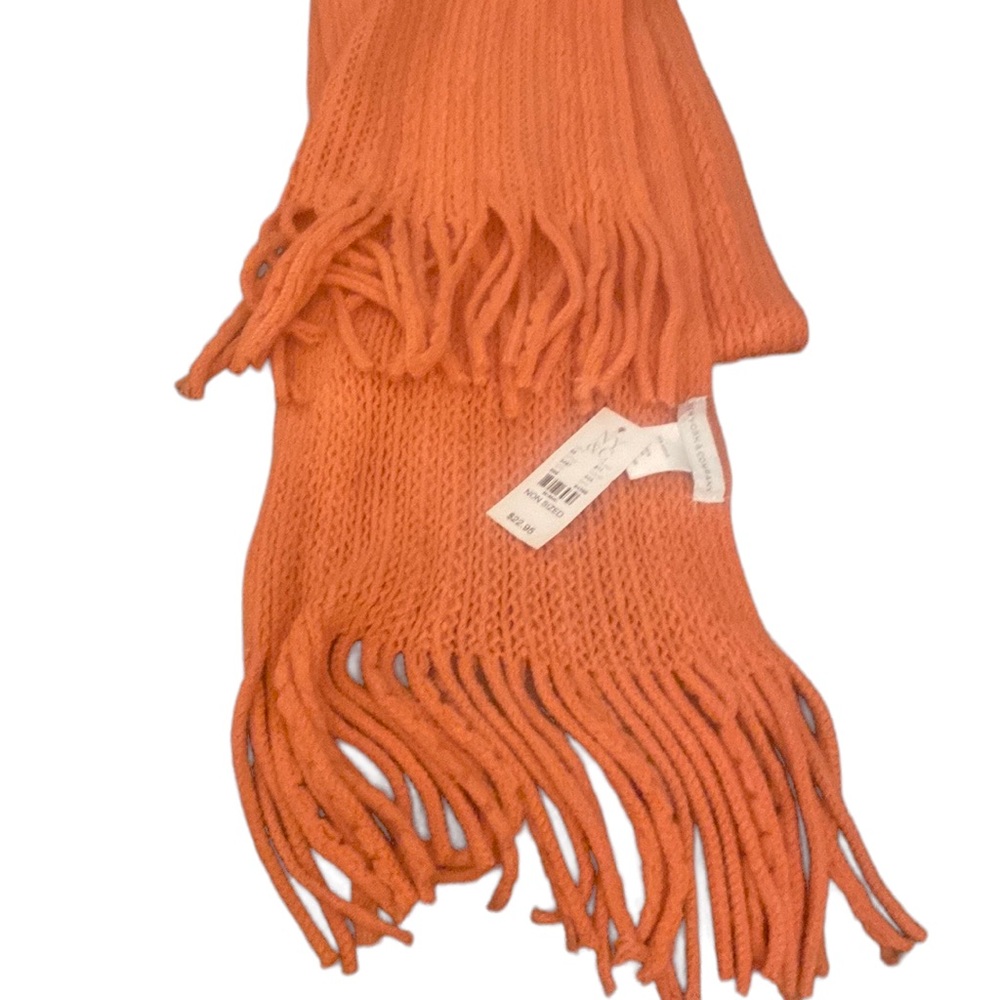 Super soft and warm Salmon colored scarf